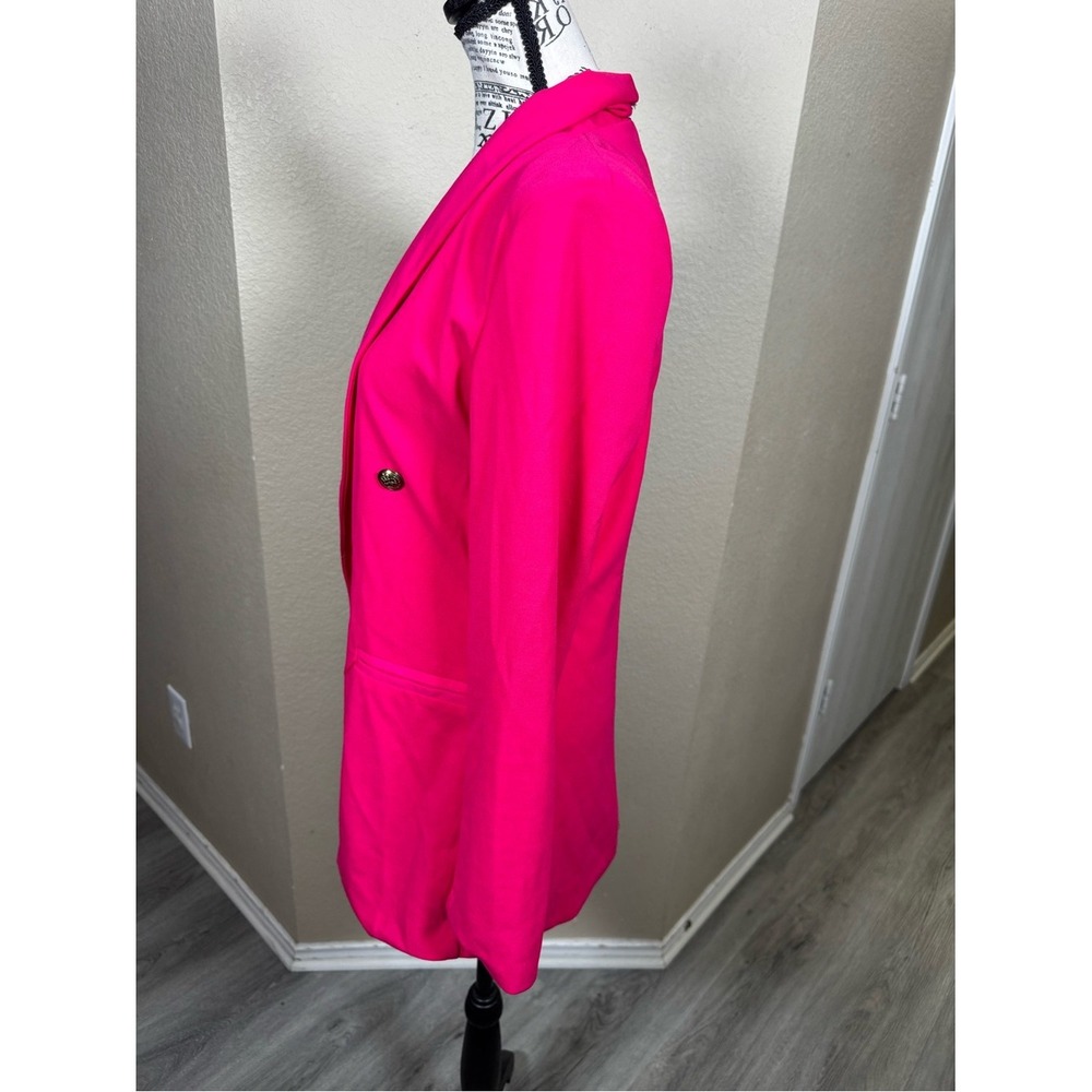 Hot Pink Sequin-Accent Blazer - Picture 13 of 14